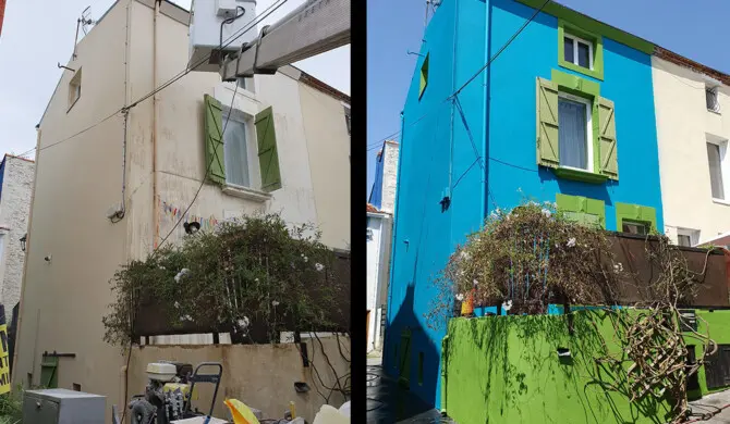 Ravalement de façade Châtellerault Vienne 86 - Peinture Extérieure